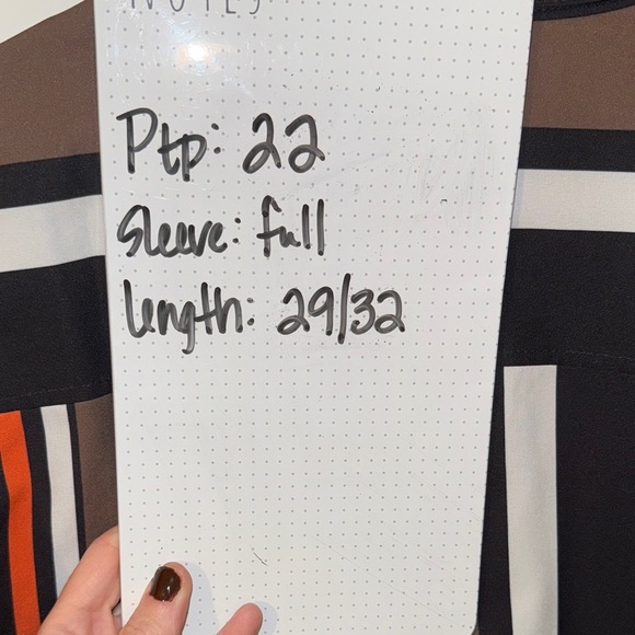 SHEIN - Women’s Multicolor Striped Button Down Shirt, Size Large - Picture 6 of 7